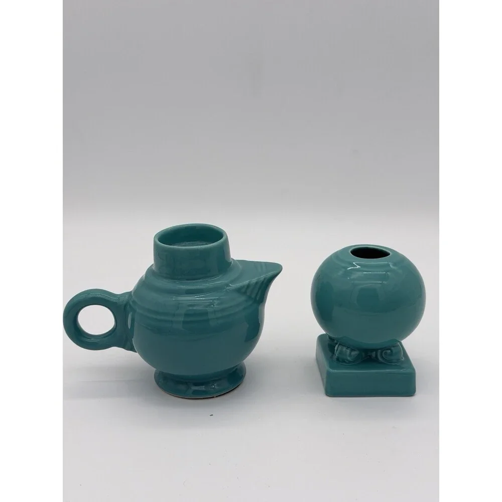 Fiestaware turquoise pottery